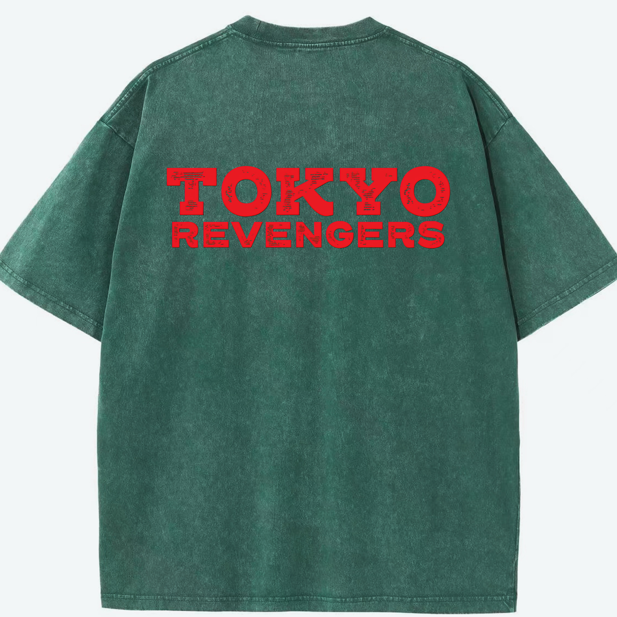 （画像用） 東京リベンジャーズ Tokyo Revengers 綿100% ヴィンテージ風 半袖Tシャツ（背面プリント）